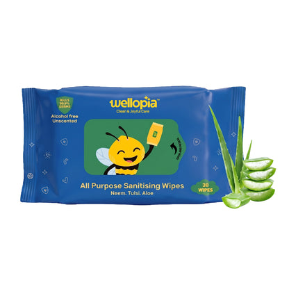 All purpose Sanitising Wipes, 30 Count (Ages 6 Months+)