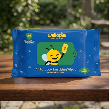 All purpose Sanitising Wipes, 30 Count (Ages 6 Months+)