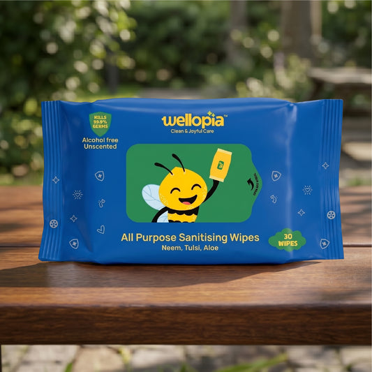 All purpose Sanitising Wipes, 30 Count (Ages 6 Months+)