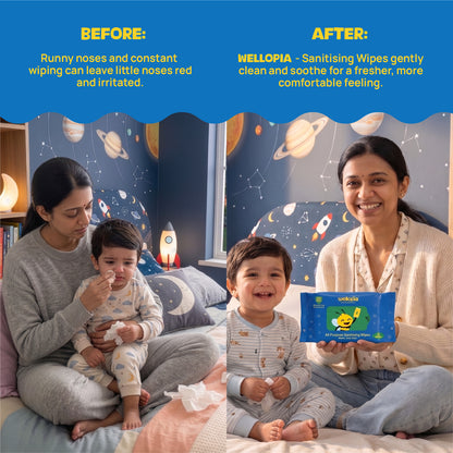 All purpose Sanitising Wipes, 30 Count (Ages 6 Months+)