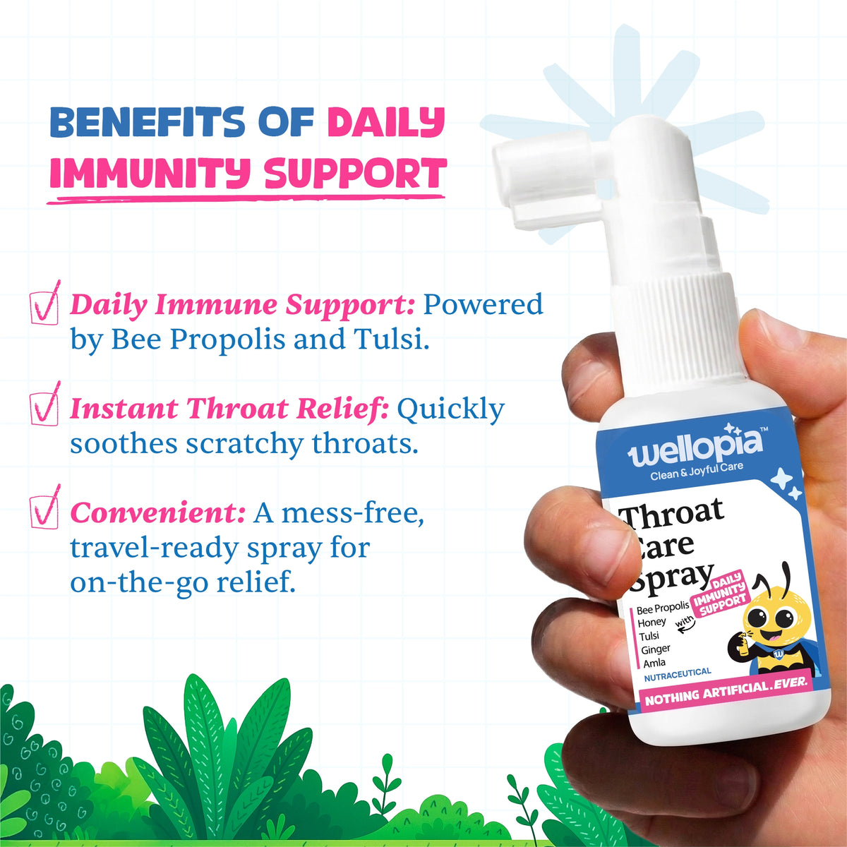 Daily Throat Care Spray (Ages 2+), 240 Sprays