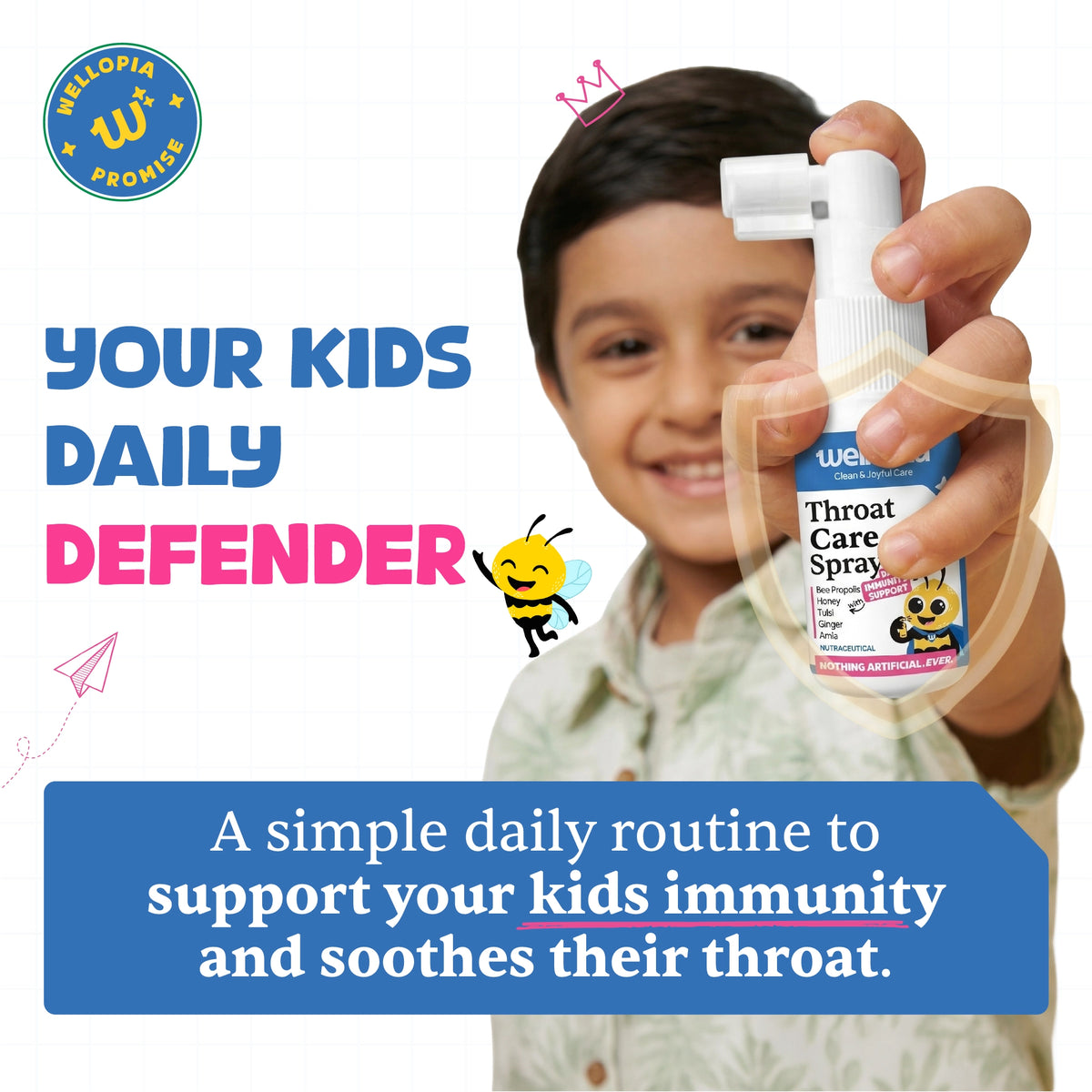 Daily Throat Care Spray (Ages 2+), 240 Sprays