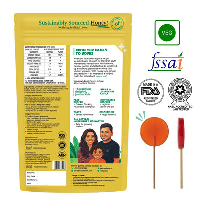 Throat Soothing Pops (Ages 2+)