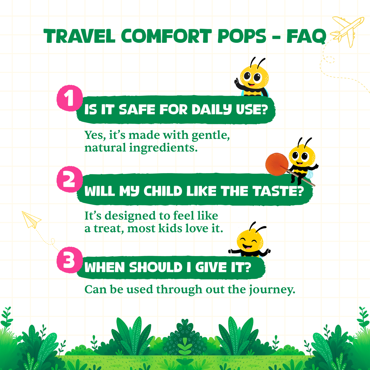 Travel Comfort Pops (Ages 3+)